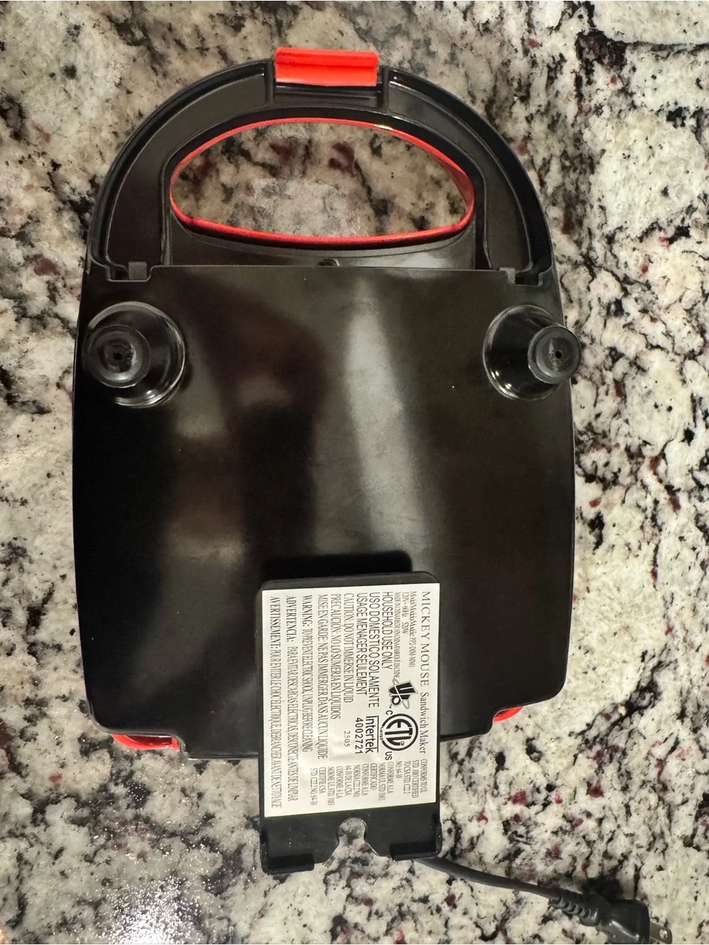Disney Mickey Mouse Sandwich Maker Works Disney.com
